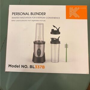 KOIOS Personal Blender BL337B - Silver/Black